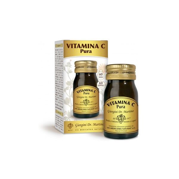 vitamina c pura 30 gr 60 pastilie dr. giorgini antiossidante stanchezza