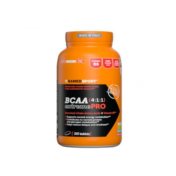 named sport bcaa extreme pro 4:1:1 310cpr aminoacidi ramificati 411 con vitamine