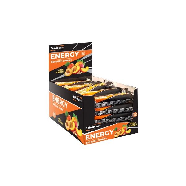 ethicsport energy barrette di carboidrati box 25 x 35 gr gusto pesca e albicocca