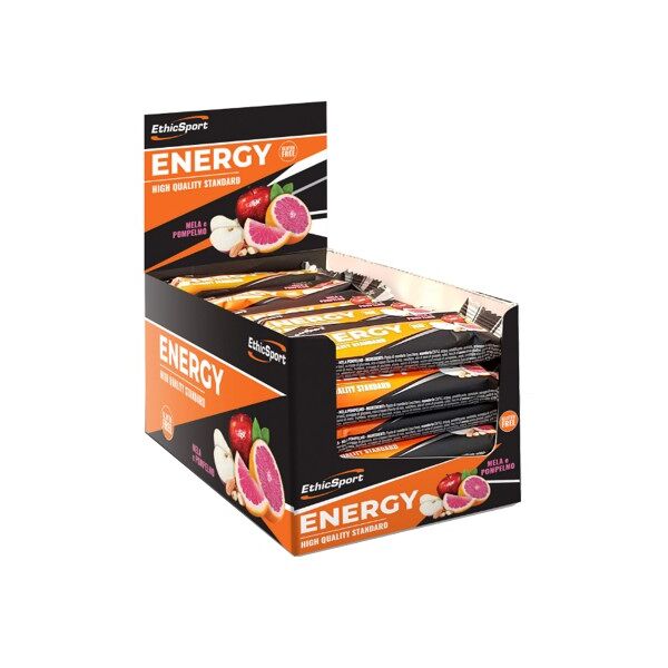 ethicsport energy barrette di carboidrati box 25 x 35 gr gusto mela e pompelmo