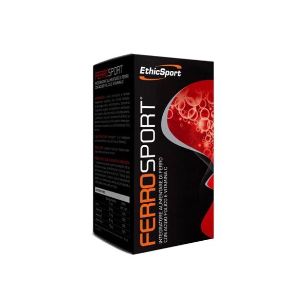 ethicsport ferrosport 30 compressse da 742 mg con acido folico e vitamina c