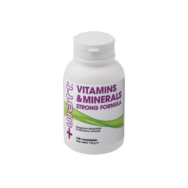 +watt vitamins & minerals strong formula 120 cpr