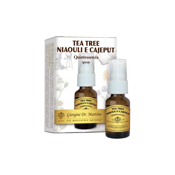 dr. giorgini tea tree niaouli e cajeput quintessenza spray 15 ml