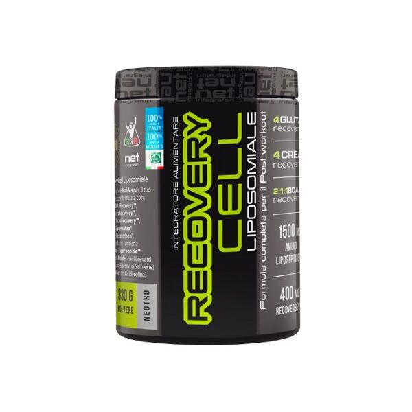 net integratori recovery cell liposomiale post workout 330 gr gusto neutro