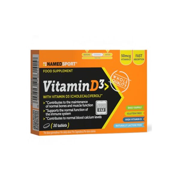 named sport vitamin d3 30 tablets