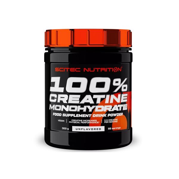 scitec nutrition 100% creatine monoidrato 300 gr