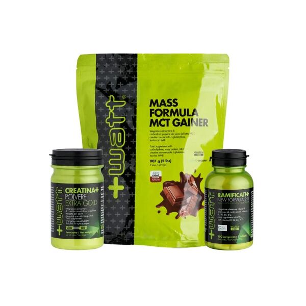 +watt kit massa muscolare mass formula + creatina + aminoacidi