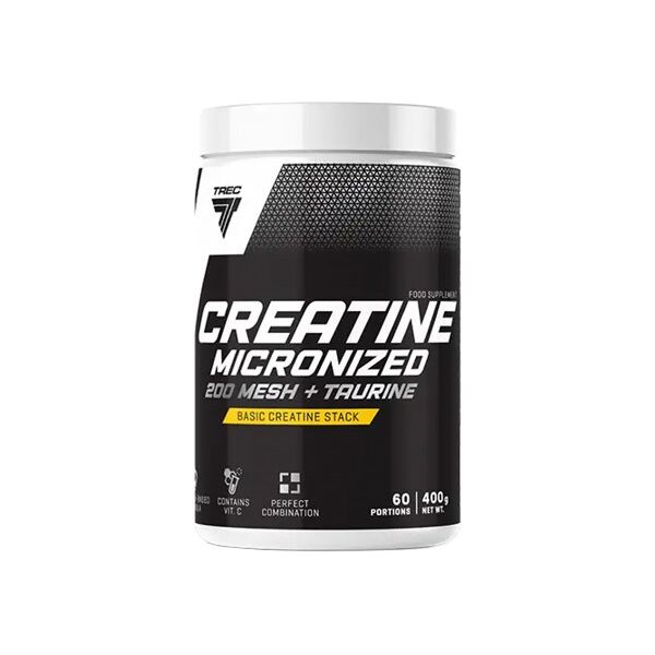 trec nutrition creatine micronized 200 mesh + taurine 400 gr