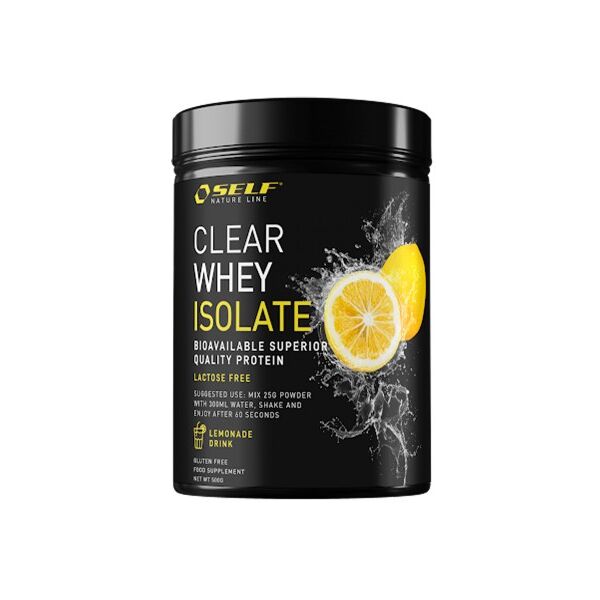 self omninutrition clear whey isolate 500 g gusto lemonade drink