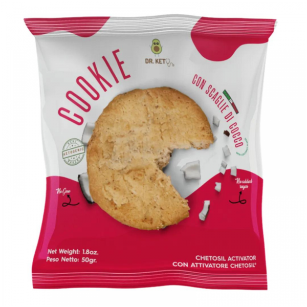 dr. keto cookie con scaglie di cocco 1 x 50 gr