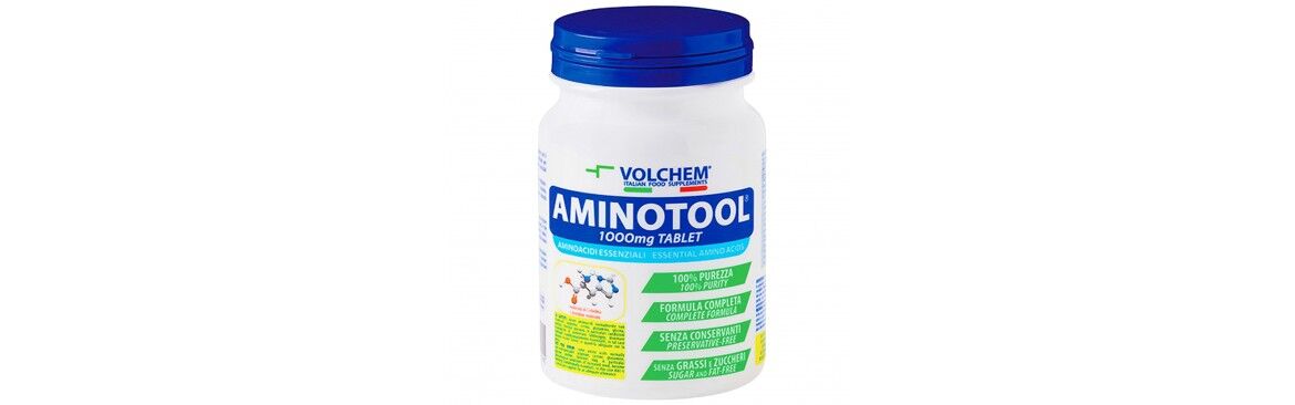 volchem aminotool aminoacidi essenziali 1 gr 300 cpr