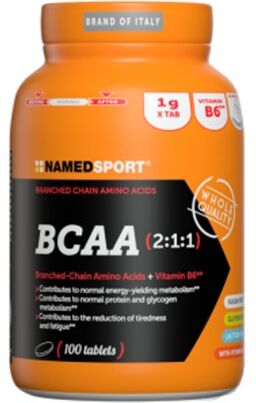 named sport bcaa 2:1:1 100 cpr aminoacidi ramificati + vitamina b6