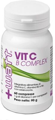 +watt vit c b complex 60 cpr vitamina c b2 e b6 integratore con vitamine b