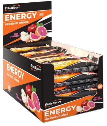 ethicsport energy barrette di carboidrati box 25 x 35 gr gusto mela e pompelmo