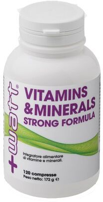 +watt vitamins & minerals strong formula 120 cpr