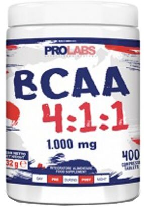 prolabs bcaa 4:1:1 400 compresse aminoacidi ramificati con vitamina b