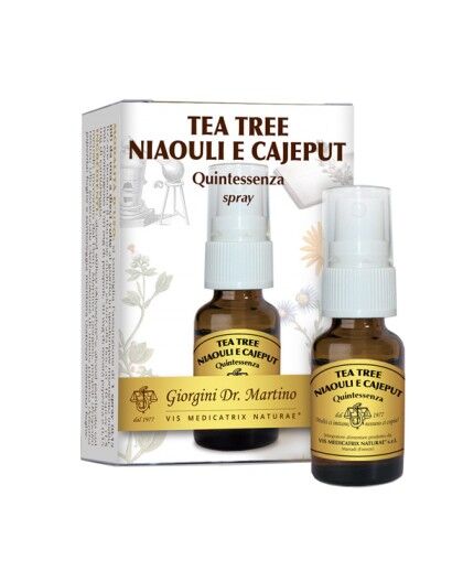 dr. giorgini tea tree niaouli e cajeput quintessenza spray 15 ml