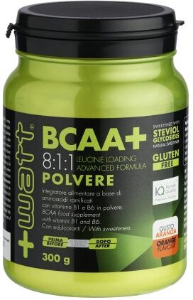 +watt bcaa+ 8:1:1 300 gr aminoacidi ramificati bcaa in polvere 60 arancia