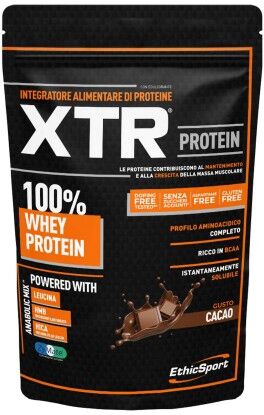 ethicsport protein xtr 100% whey protein 900 gr cacao