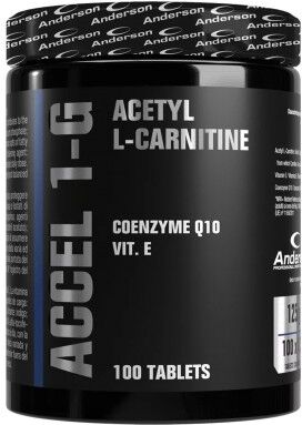 anderson accel 1-g acetyl l-carnitina 100 cpr