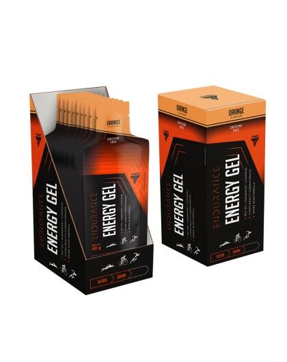 trec nutrition energy gel senza caffeina arancia 10x40g