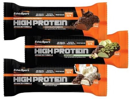 ethicsport high protein 1 barretta proteiche da 45 gr al 32%