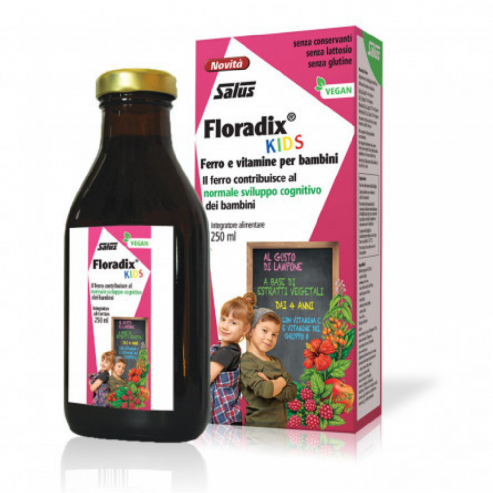 salus floradix kids 250 ml ferro e vitamine