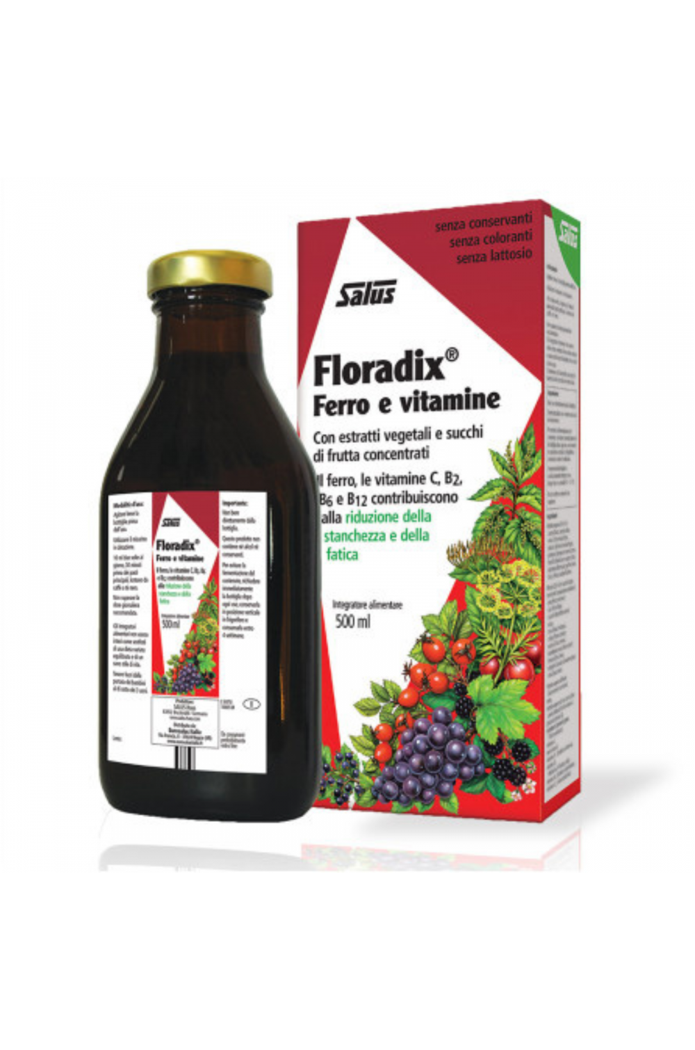 salus floradix 500 ml ferro e vitamine
