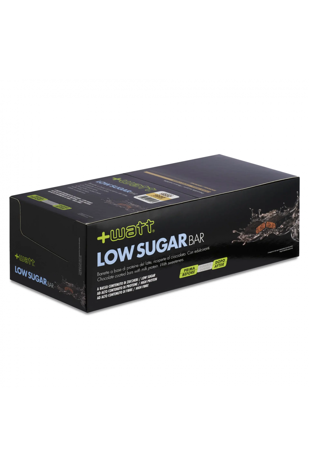 +Watt Low Sugar Bar 24 Barrette Proteiche da 50 gr