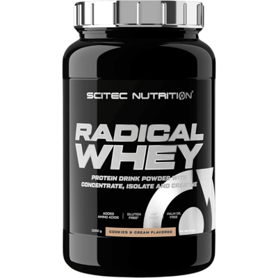 Scitec Nutrition Radical Whey 1000 gr Proteine con Creatina Cookies & Cream Scitec Nutrition Radical Whey 1000 gr Proteine con Creatina Cookies & Cream