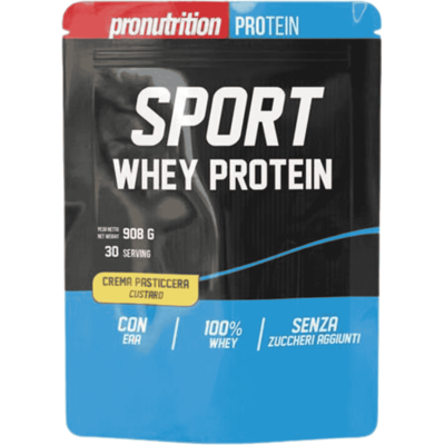Pro Nutrition Pronutrition Sport Whey Protein 908 gr Crema Pasticcera Pro Nutrition Pronutrition Sport Whey Protein 908 gr Crema Pasticcera