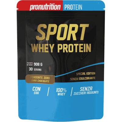 Pro Nutrition Pronutrition Sport Whey Protein 908 gr Fondente Zero Pro Nutrition Pronutrition Sport Whey Protein 908 gr Fondente Zero