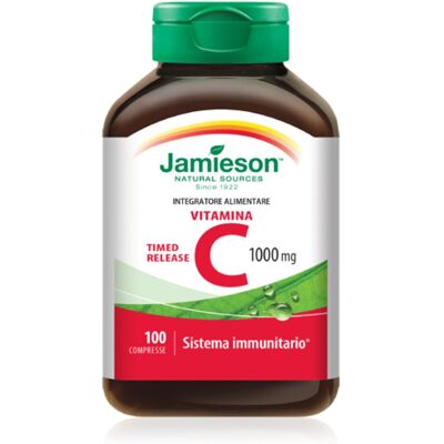 Vitamina C Jamieson 1000mg Supporto Immunitario & Antiossidante - 100 Compresse Vitamina C Jamieson 1000mg Supporto Immunitario & Antiossidante - 100 Compresse