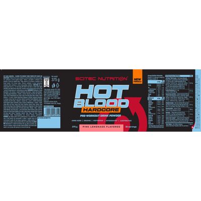 SCITEC NUTRITION - Hot Blood Hardcore 700G - Limonata Rosa SCITEC NUTRITION - Hot Blood Hardcore 700G - Limonata Rosa
