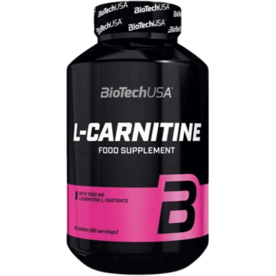 BioTechUSA L-Carnitina - 60 compresse - Integratore per gestione del peso e energia BioTechUSA L-Carnitina - 60 compresse - Integratore per gestione del peso e energia