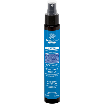 Domus Olea Toscana tonico mist detox-lift – microialuron 75 ML Domus Olea Toscana tonico mist detox-lift – microialuron 75 ML