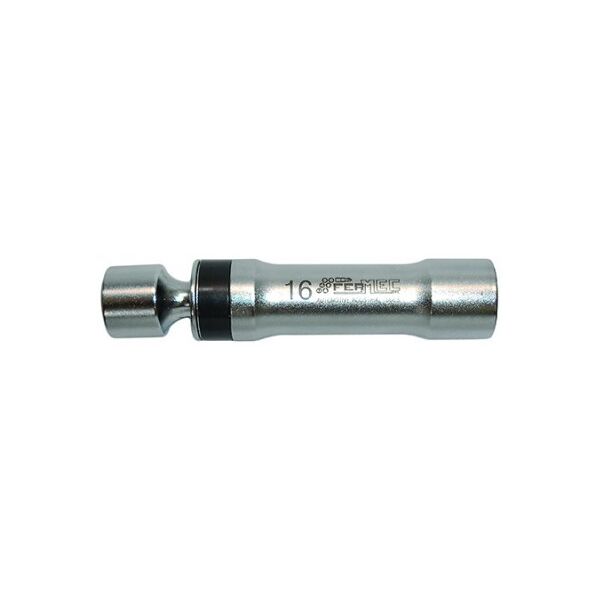 bussole per candele att. 3/8 100mm misura poligonali snodate 14-16-21 mm fermec