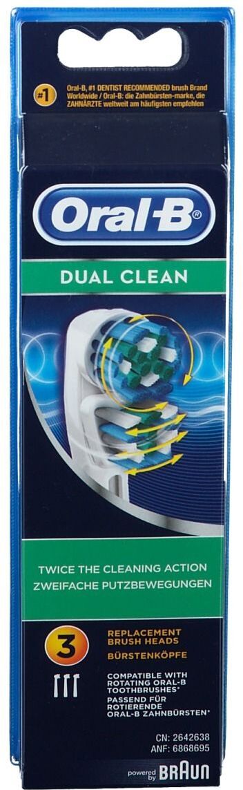 Oral B Oral-B® Dual Clean 3 pz Accessori