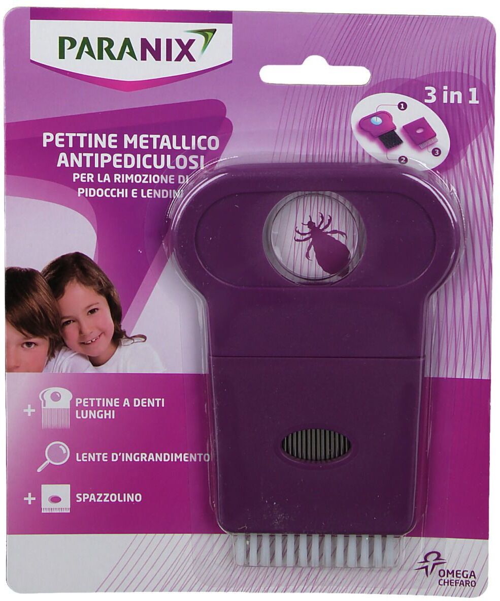 Perrigo Italia Srl Paranix Pettine Metallico Antipediculosi 3 in 1 pz Perrigo Italia Srl Paranix Pettine Metallico Antipediculosi 3 in 1 pz