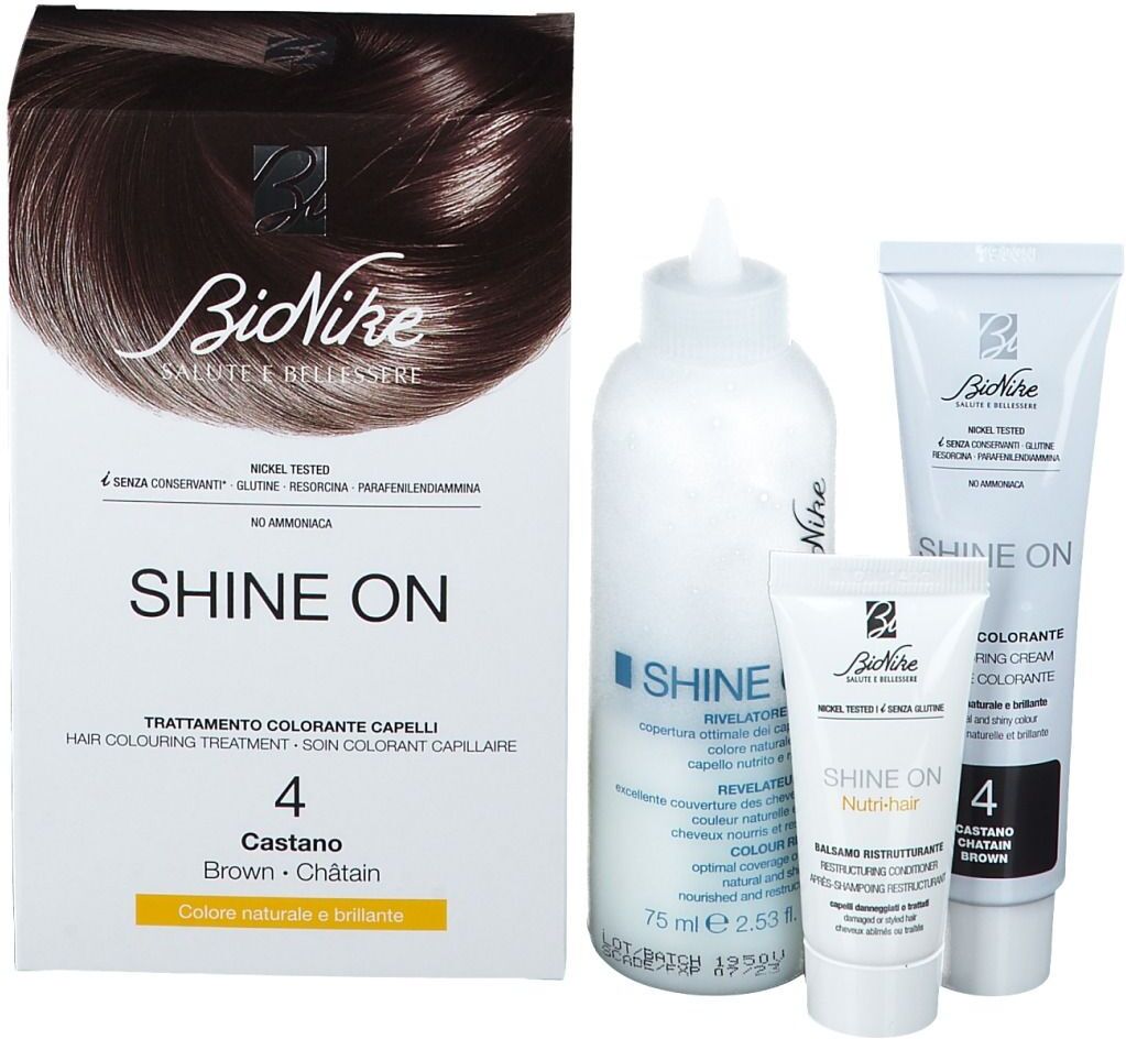 Bionike SHINE ON Castano 4 1 pz Lozione Bionike SHINE ON Castano 4 1 pz Lozione