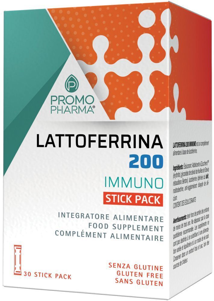 PromoPharma Lattoferrina 200 Immuno 30 pz polvere per la preparazione