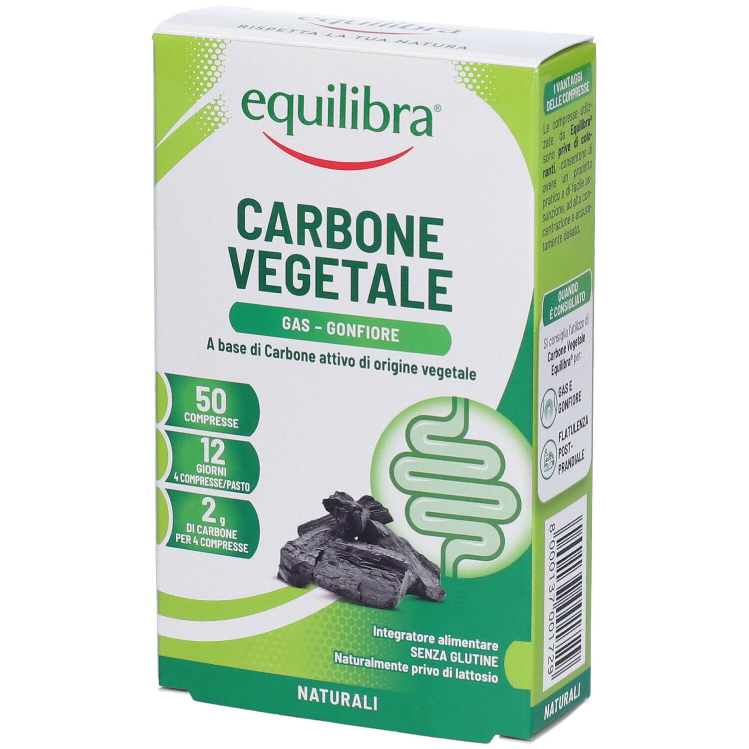 Equilibra ® Carbone Vegetale 40 g Compresse