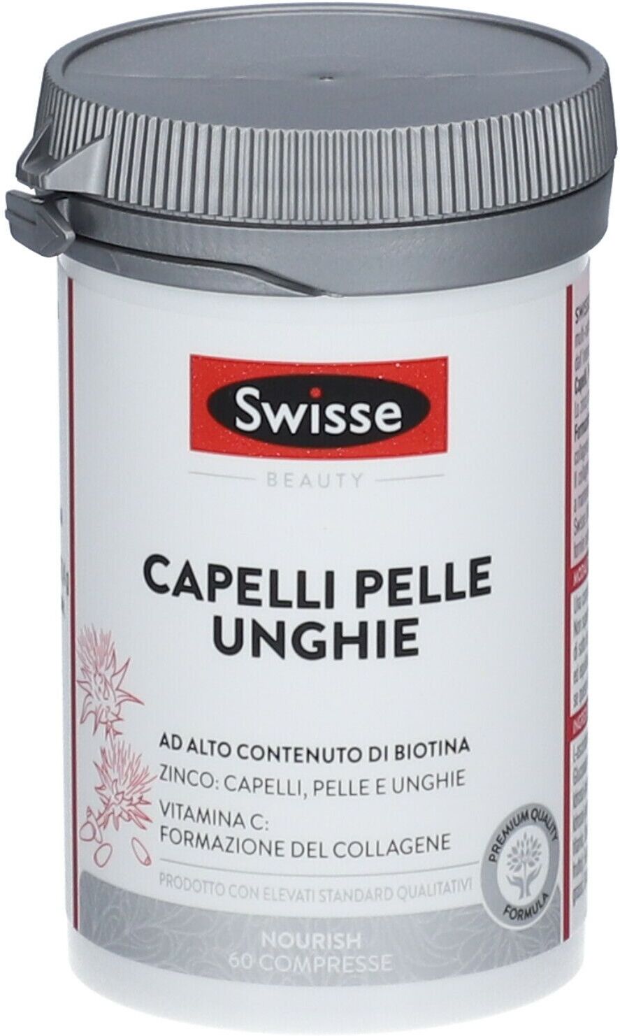 Swisse Capelli Pelle Unghie Compresse 60 pz Compresse