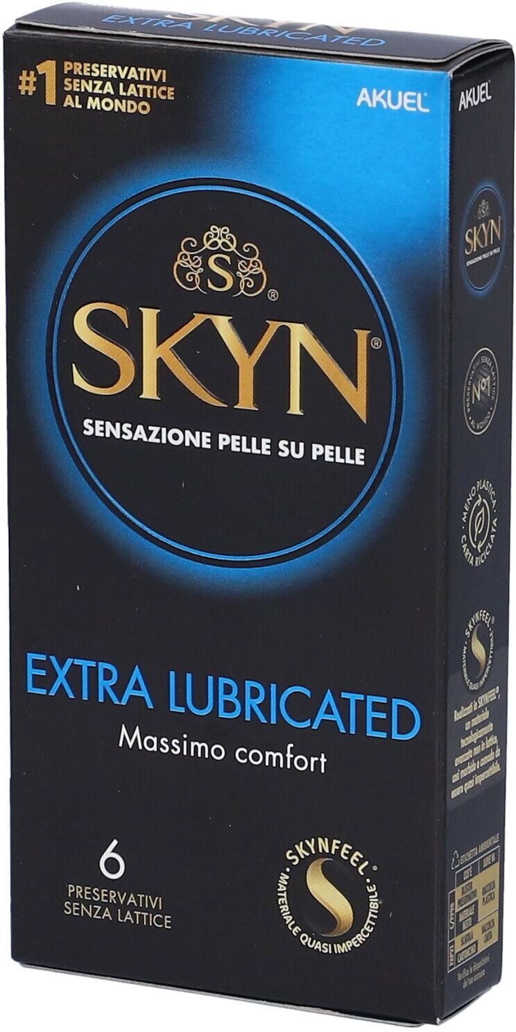 Nova Argentia Srl Ind. Farm SKYN® Extra Lubricated 6 pz Preservativo Nova Argentia Srl Ind. Farm SKYN® Extra Lubricated 6 pz Preservativo