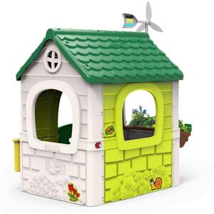 Milani Home ECO HOUSE - Casetta giocattolo per bambini da giardino per estero in plastica c Multicolor 128 x 150 x 94 cm