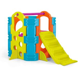 Milani Home ACTIVITY PARK - Scivolo multifunzione per bambini da giardino per esterno in pl Multicolor 167 x 101 x 84 cm