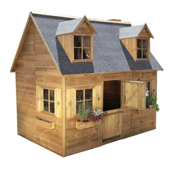 milani home dade - casetta in legno per bambini