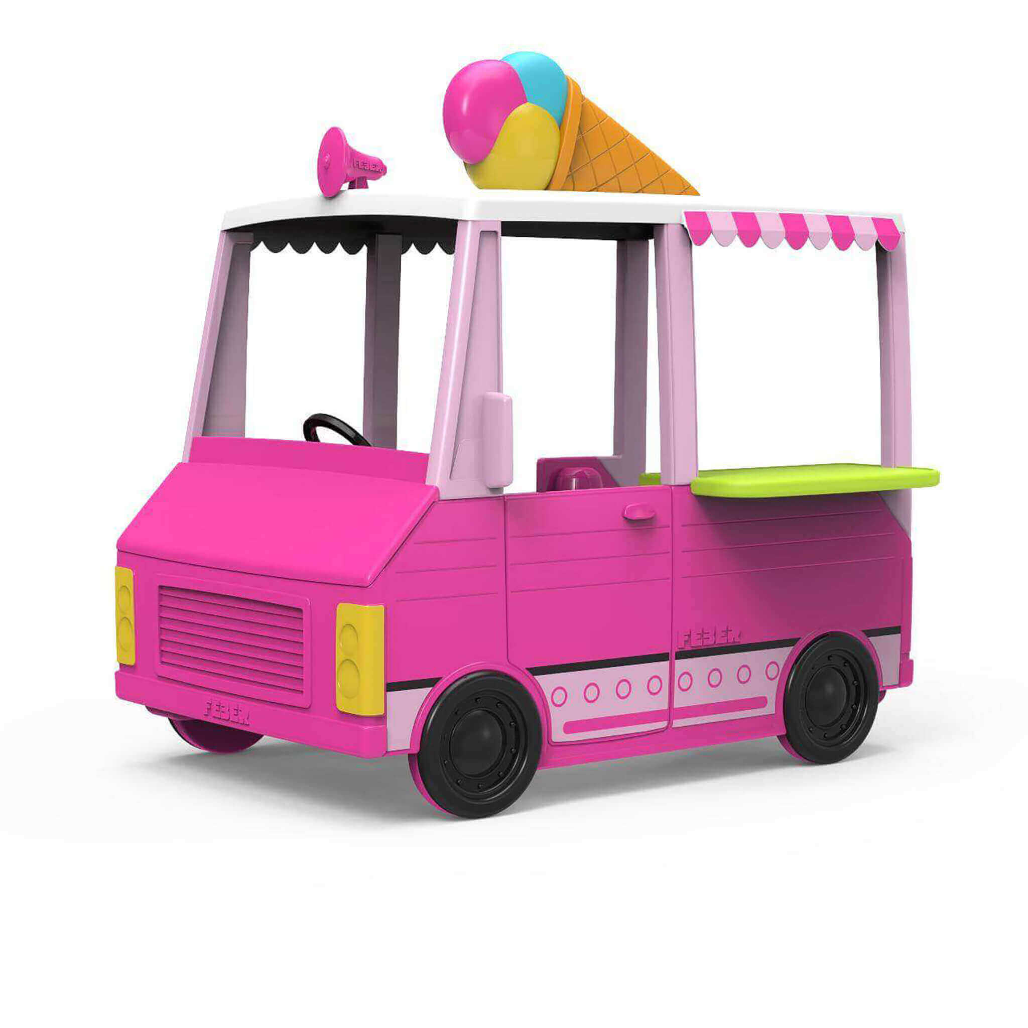Milani Home FOOD TRUCK - food truck casetta giocattolo per bambini in plastica con accessor Multicolor 130 x 134.5 x 108 cm
