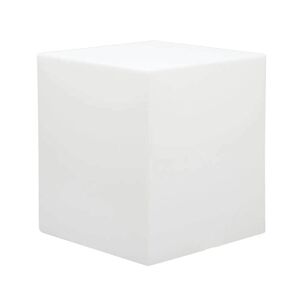 Milani Home cubo luminoso rgb con pannello solare per esterno giardino multicolor cm 40 x 4 Multicolor 40 x 40 x 40 cm