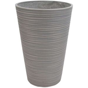 Milani Home Vaso Per Piante Da Esterno Interno Di Design In Fibra Sintetica Resistente Antracite x 46 x cm